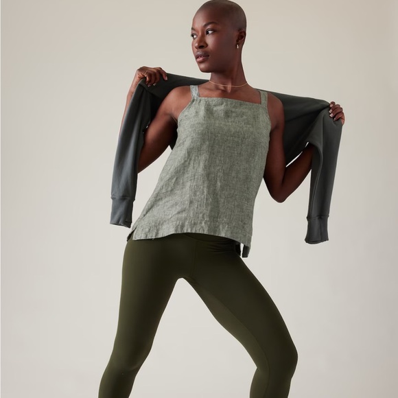 NWT Athleta Voyager Linen Tank S - Picture 1 of 10